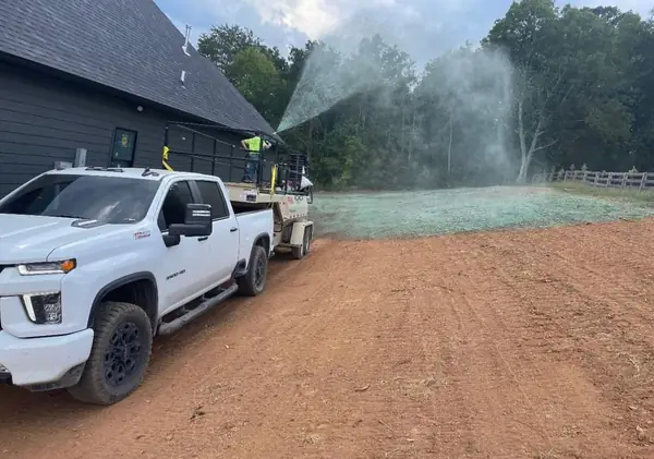 Site preparation and grading project by Apex Landscaping