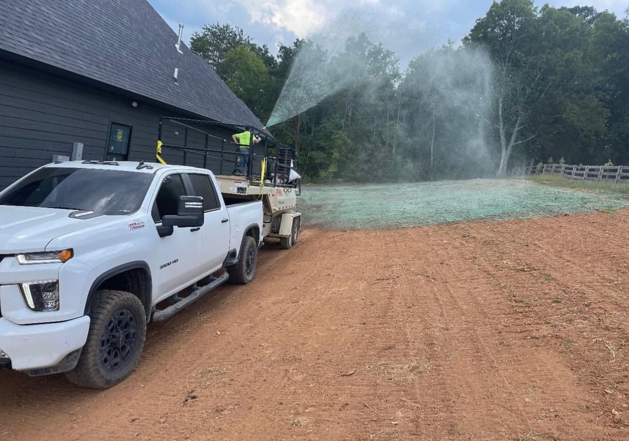 Site preparation and grading project by Apex Landscaping